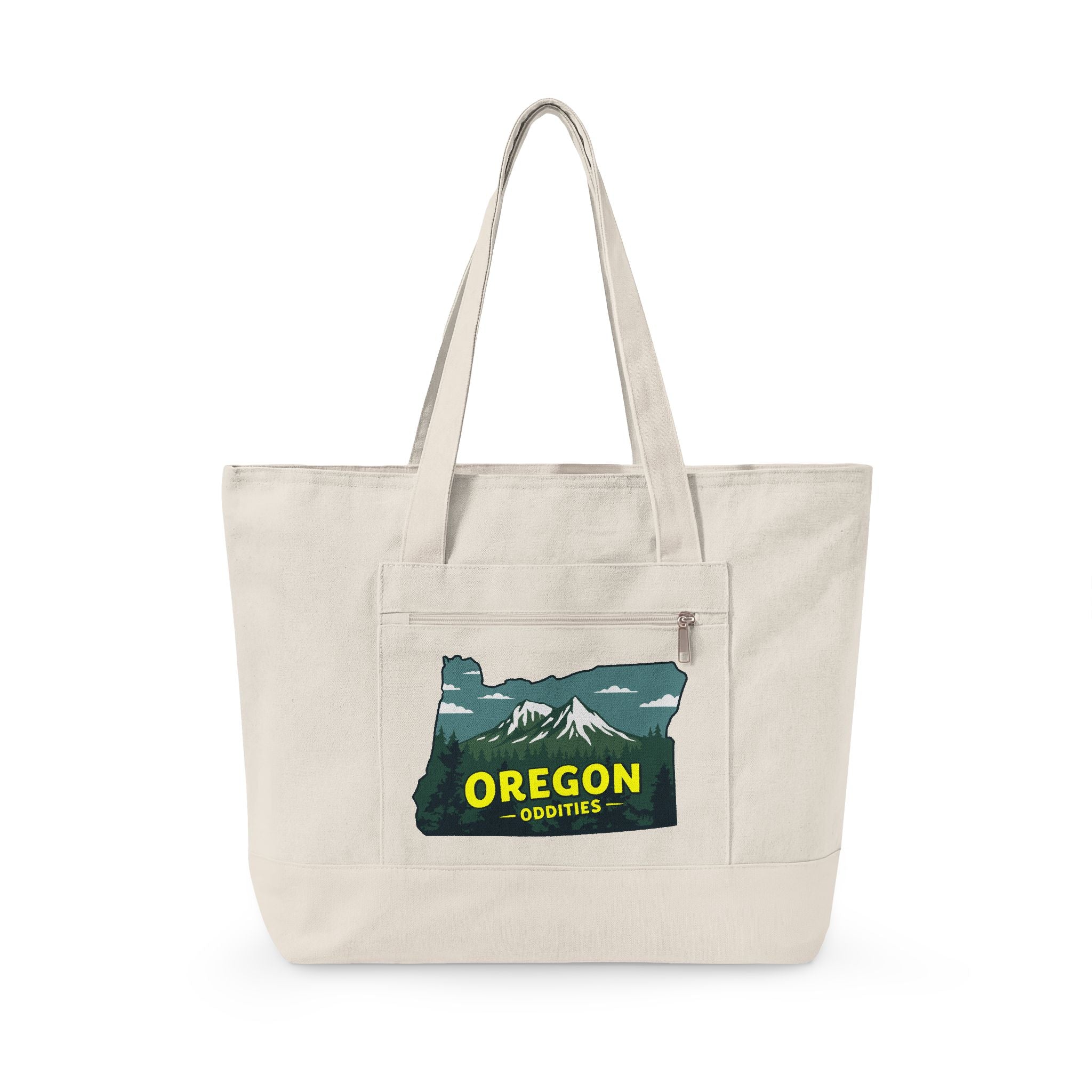 Oregon Trail-er (Zippered Canvas Tote)