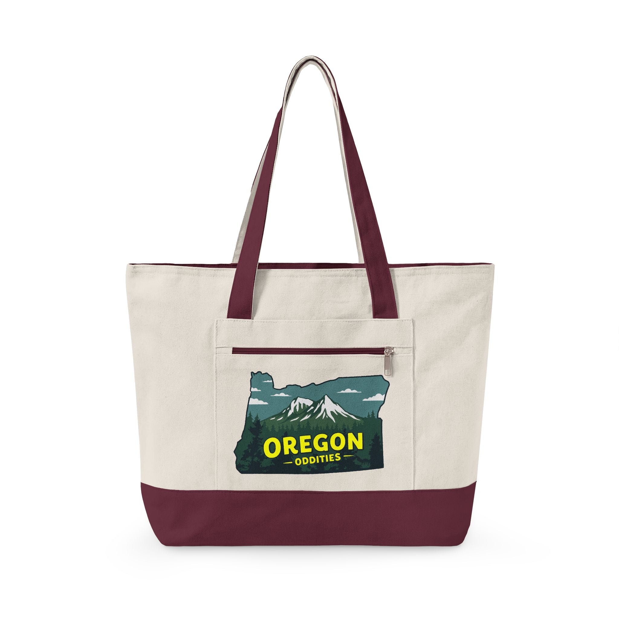 Oregon Trail-er (Zippered Canvas Tote)